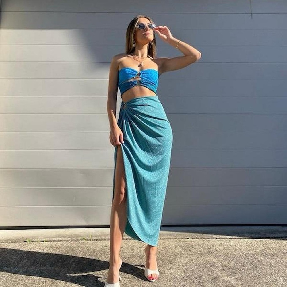 NWOT BAOBAB Isla Maxi Dress in natal